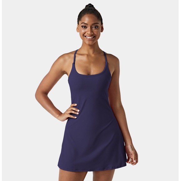 Halara Dresses | Halara Sweatwicking Active Tennis Dress Xs Nwt | Poshmark